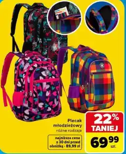Carrefour Plecak młodzieżowy oferta