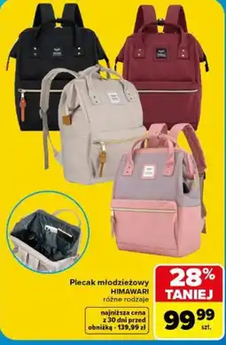 Carrefour Plecak młodzieżowy HIMAWARI oferta