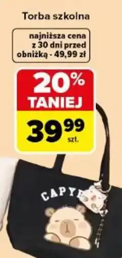 Carrefour Torba szkolna oferta