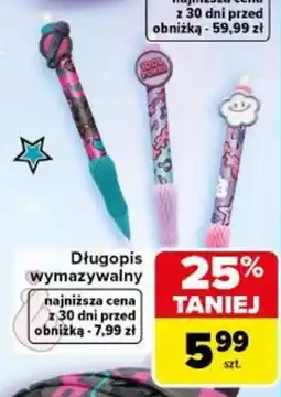 Carrefour Długopis wymazywalny oferta