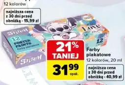 Carrefour Farby plakatowe Stitch oferta