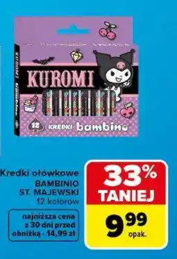 Carrefour Kredki ołówkowe BAMBINIO oferta