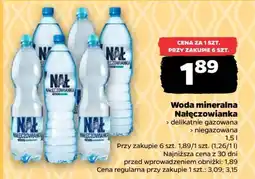 Netto Woda mineralna NAŁĘCZOWIANKA oferta