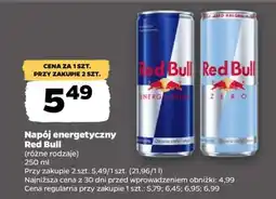 Netto Napój energetyczny RED BULL oferta