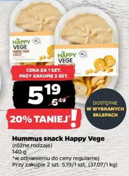 Netto Hummus snack Happy Vege oferta