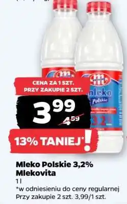 Netto Mleko Polskie 3,2% Mlekovita oferta