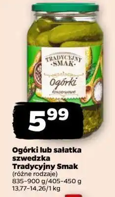 Netto Ogórki lub sałatka szwedzka Tradycyjny Smak oferta