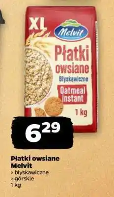 Netto Płatki owsiane Melvit oferta