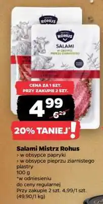Netto Salami Mistrz Rohus oferta