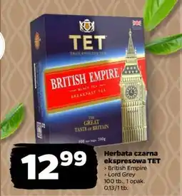 Netto Herbata czarna ekspresowa TET oferta