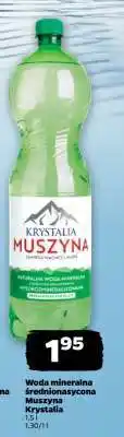 Netto Woda mineralna średnionasycona Muszyna Krystalia oferta