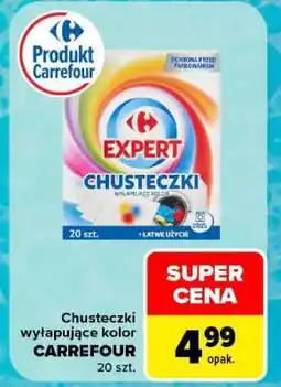 Carrefour Chusteczki wyłapujące kolor CARREFOUR oferta