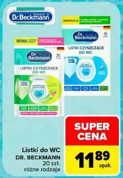 Carrefour Listki do WC Dr. Beckmann oferta