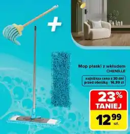 Carrefour Mop płaski z wkładem oferta