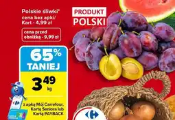 Carrefour Polskie śliwki oferta