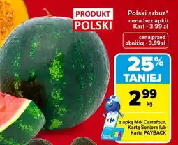 Carrefour Polski arbuz oferta