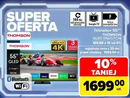 Carrefour Telewizor 55” THOMSON QLED 55GQ7C14 oferta