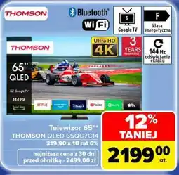 Carrefour Telewizor 65 THOMSON QLED 65QG7C14 oferta