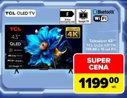 Carrefour Telewizor 43'' TCL QLED 43P71K oferta