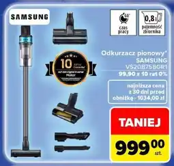 Carrefour Odkurzacz pionowy* SAMSUNG VS20B75BGR1 oferta