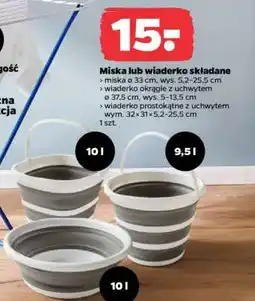Netto Miska lub wiaderko składane oferta