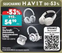 Biedronka Słuchawki dokanałowe bezprzewodowe TW982 oferta
