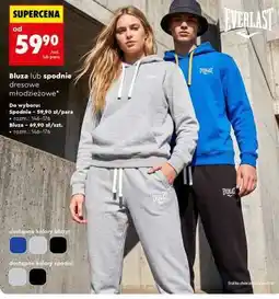 Biedronka Bluza lub spodnie dresowe młodzieżowe oferta
