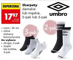 Biedronka Skarpety damskie lub męskie 2 pak lub 3 pak oferta