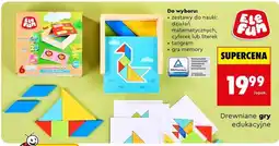 Biedronka Drewniane gry edukacyjne oferta