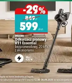 Biedronka Odkurzacz pionowy V11 Essential oferta