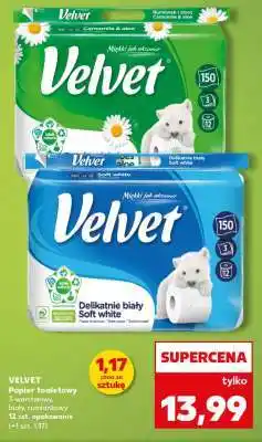 Kaufland Velvet papier toaletowy oferta