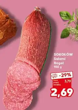 Kaufland SOKOŁÓW Salami Rogal 100 g oferta