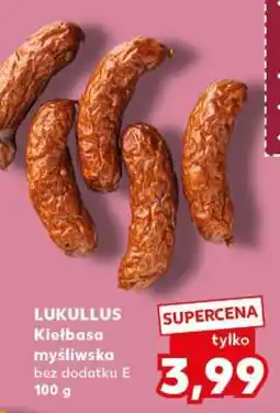 Kaufland LUKULLUS Kiełbasa myśliwska bez dodatku E oferta