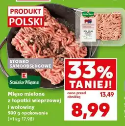 Kaufland Mięso mielone z łopatki wieprzowej i wołowiny oferta