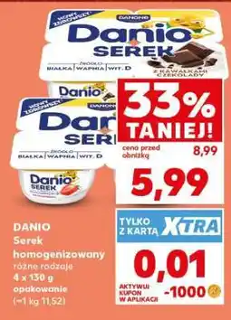 Kaufland DANIO Serek homogenizowany oferta