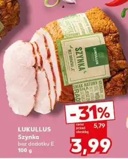Kaufland LUKULLUS Szynka bez dodatku E 100 g oferta