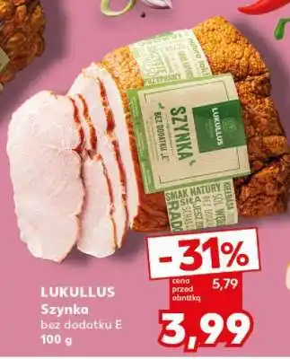 Kaufland LUKULLUS Szynka bez dodatku E 100 g oferta