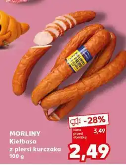 Kaufland MORLINY Kiełbasa z piersi kurczaka 100 g oferta