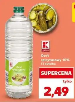 Kaufland Ocet spirytusowy 10% 1 l butelka oferta