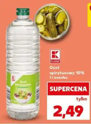 Kaufland Ocet spirytusowy 10% 1 l butelka oferta