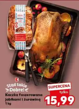 Kaufland Kaczka faszerowana jabłkami i żurawiną oferta