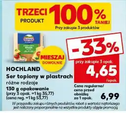 Kaufland HOCHLAND Ser topiony w plastrach oferta