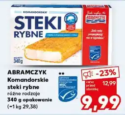 Kaufland ABRAMCZYK Komandorskie steki rybne oferta