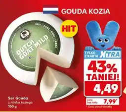 Kaufland Ser Gouda z mleka koziego 100 g oferta