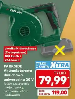Kaufland PARKSIDE Akumulatorowa dmuchawa uniwersalna 20 V oferta