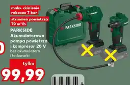 Kaufland PARKSIDE Akumulatorowa pompa powietrza i kompresor 20 V oferta