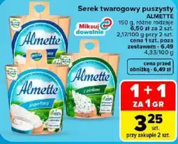 Carrefour Serek twarogowy puszysty Almette oferta