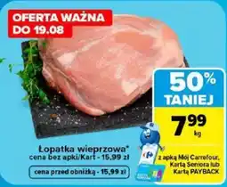 Carrefour Łopatka wieprzowa oferta