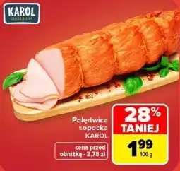 Carrefour Polędwica sopocka KAROL oferta