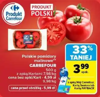 Carrefour Polskie pomidory malinowe CARREFOUR oferta